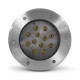 Spot LED Encastrable Sol Rond 12W 4000K Inox 316 L