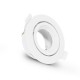 Support plafond Rond Orientable Blanc Ø90 mm