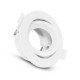 Support plafond Rond Orientable Blanc Ø90 mm