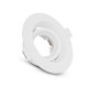 Support de spot basse luminance Rond Orientable blanc Ø110