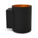 Applique Murale G9 X1 Noir/Doré Cylindrique
