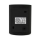 Applique Murale G9 X1 Noir/Doré Cylindrique