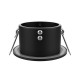 Support de spot BBC Rond Etanche noir Ø85 x 43 mm IP65