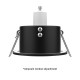 Support de spot BBC Rond Etanche noir Ø85 x 43 mm IP65