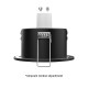 Support de spot BBC Rond Etanche noir Ø85 x 43 mm IP65