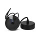 Patère pour Suspension spot en saillie Noir