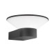 Applique Murale LED 13 Watt 3000K Gris anthracite