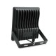 Projecteur LED Asymétrique Noir 100W 12000LM 2900K - Garantie 5 ans