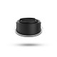 Collerette basse luminance rond/rond noir/noir pour spot ÉCLAT II