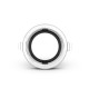 Collerette basse luminance rond/rond blanc/noir pour spot ÉCLAT II