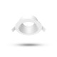 Collerette basse luminance rond/rond blanc/blanc pour spot ÉCLAT II