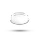 Collerette basse luminance rond/rond blanc/blanc pour spot ÉCLAT II
