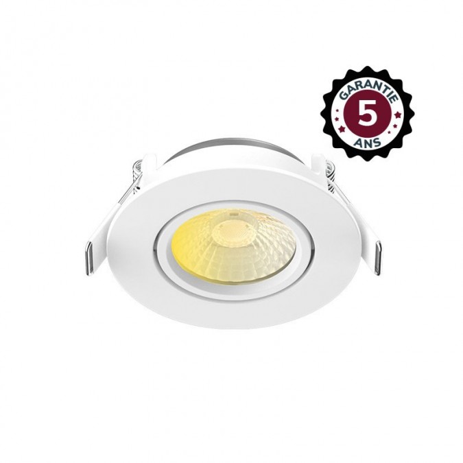 Spot LED CCT BBC Inclinable 6W 2700/3000/4000K Dimmable - Garantie 5 ans