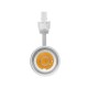 Spot LED sur Rail Blanc 25W 3000K 2750 LM IRC90 adaptateur rail 3 allumages