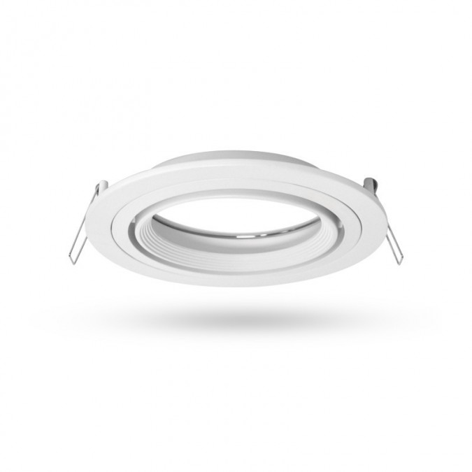 Support plafond Rond ES111 Orientable Blanc Ø170 mm