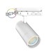 Spot LED sur Rail avec Adaptateur 3 allumages Blanc 10/15/20W CCT Angle ajustable