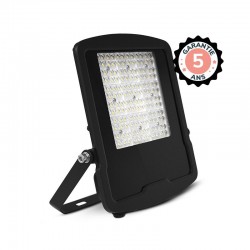 Projecteur LED Asymétrique Noir 100W 3000K - Garantie 5 ans