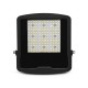 Projecteur LED Asymétrique Noir 100W 4000K - Garantie 5 ans