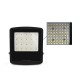 Projecteur LED Asymétrique Noir 200W 4000K - Garantie 5 ans