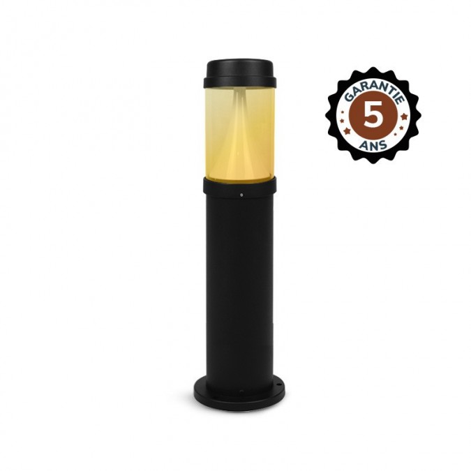 Potelet LED Aluminium 20W CCT Noir 720 mm - Garantie 5 ans