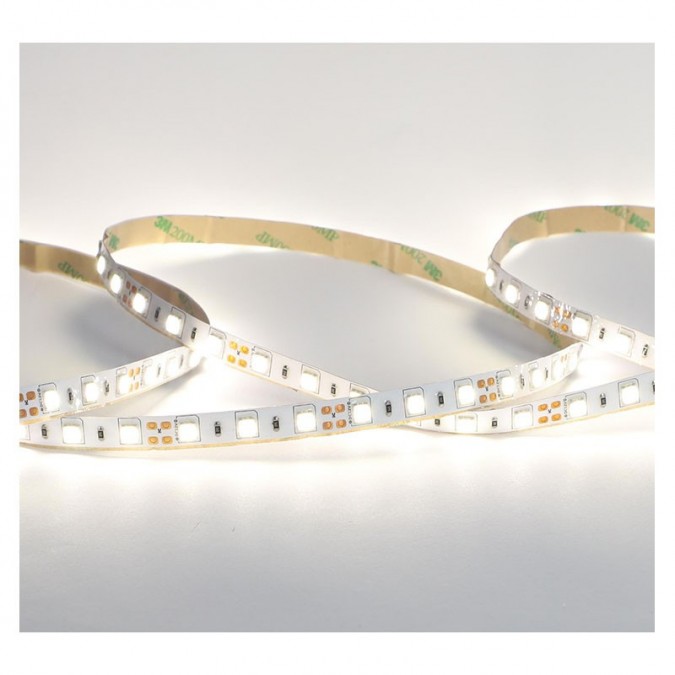 Bandeau LED 4000K 5m 60 LED/m 9W/m IP54 - 12V