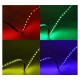 Bandeau LED RGB 5 m 60 LED/m 9W/m IP54 - 12V