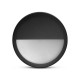 Collerette asymétrique Noire pour CLIPSO II Ø280 x 50 mm