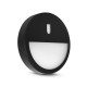 Collerette asymétrique ouverture Noire pour CLIPSO II Ø220 x 50 mm