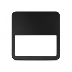 Collerette asymétrique Noire pour QUADRA 280 x 280 x 50 mm