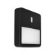 Collerette asymétrique ouverture Noire pour QUADRA 220 x 220 x 50 mm