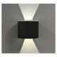 Applique Murale LED Rond Noir 6W 3000K
