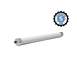 Tubulaire LED Intégrées Opale Traversant 35W 3000K - Garantie 5 ans