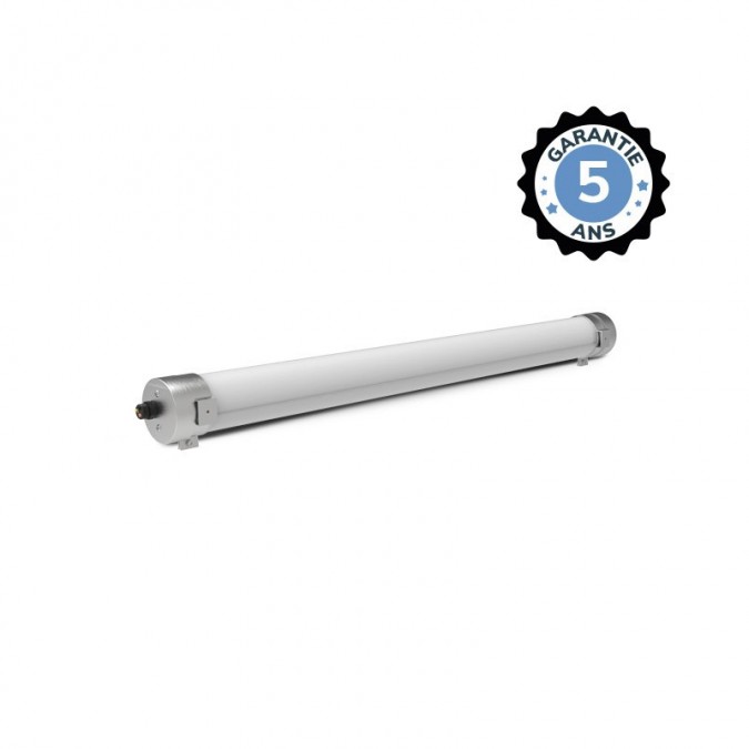 Tubulaire LED Intégrées Opale Traversant 35W 3000K - Garantie 5 ans