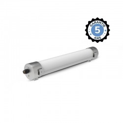 Tubulaire LED Intégrées Opale Traversant 17W 3000K Dimmable DALI 2 - Garantie 5 ans