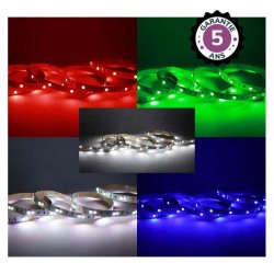 Bandeau LED RGB4000K 5m 60 LED/m 3,5W/m IP20 - 24V - Garantie 5 ans