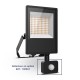 Projecteur LED Noir 50W CCT IP65