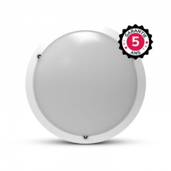 Hublot LED Blanc Détecteur RF Ø300 20W 4000K - Garantie 5 ans