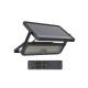 Projecteur Exterieur LED Solaire Noir 8W 3000K IP65 Détecteur IR Télécommande