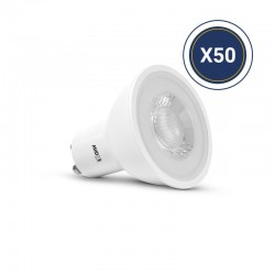 Ampoule LED GU10 Spot 7W 3000K 38 Dimmable - Pack de 50
