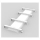 Écarteur d'isolant blanc pour dalle et downlight - Pack de 2