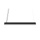 Linéaire LED prismatique Noir 2 CCT 40W Dimmable DALI 2/PUSH - 1500 mm - Garantie 5 ans