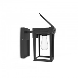 Applique Murale Noir E27 Solaire Détecteur IR