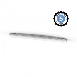Étanche LED Intégrées Détecteur avec préavis d'extinction 1500mm 30-50W 4000K IP65 - Garantie 5 ans