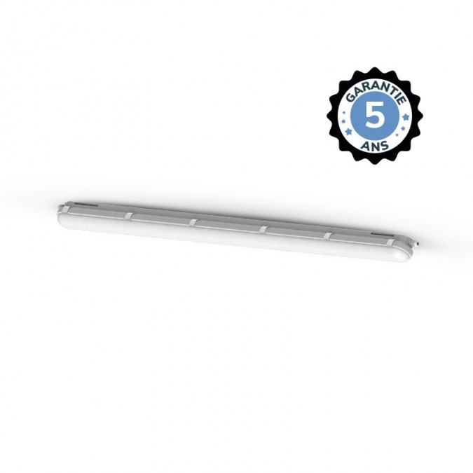 Étanche LED Intégrées Détecteur avec préavis d'extinction 1500mm 30-50W 4000K IP65 - Garantie 5 ans