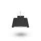 Lampe industrielle LED Intégrées Noir 150W 4000K - Garantie 5 ans