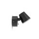 Applique Murale Double Orientable LED Noir Détecteur IR 20W 3000K