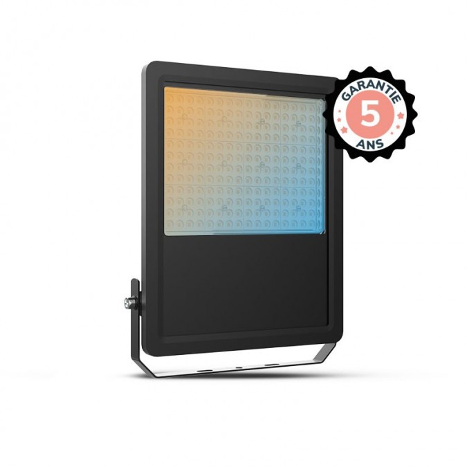 Projecteur LED Noir 150W CCT IP65 - Garantie 5 ans