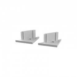 Terminaison Gris pour Profile Angle 45 - Pack de 2