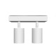 Applique orientable 2 spots blanche GU10 x2