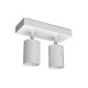 Applique orientable 2 spots blanche GU10 x2